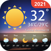 Prévisions météo - Alertes météo - Widget icône