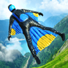 Base Jump Wing Suit Flying icône