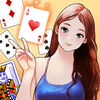 Sexy solitaire girls: ani card icône