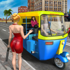 Modern Rickshaw Driving Games icône