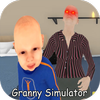 Crazy Granny  Simulator fun game icône