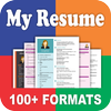 CV maker resume app free curriculum vitae icône