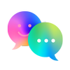 Messenger sms - Led Messages, Chat, Emojis, Themes icône