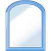 miroir icône