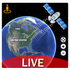 Live Earth Plan - Carte du monde, Image satellite icône