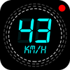 Compteur de vitesse GPS: compteur de distance icône