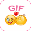 Gif Amour Sticker icône