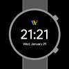 Pixel Minimal Watch Face icône