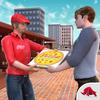 Gros Pizza Livraison Garçon Simulateur icône